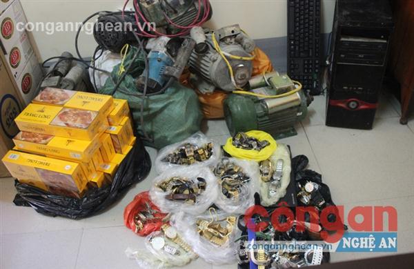 Tang vật thu được