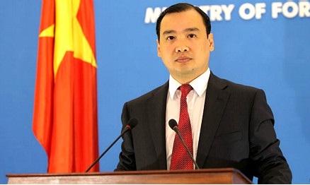 Người Phát ngôn Bộ Ngoại giao Việt Nam Lê Hải Bình.