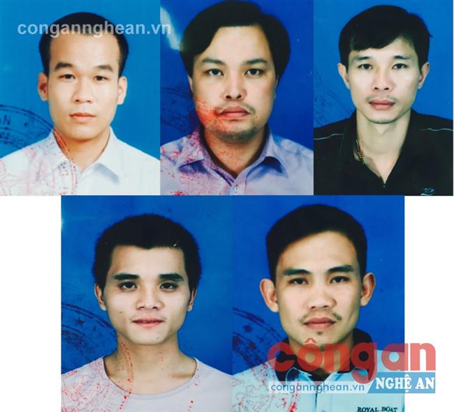 Các đối tượng bị bắt giữ