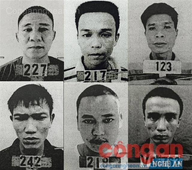 Các đối tượng trong ổ nhóm trộm và tiêu thụ tài sản liên tỉnh.