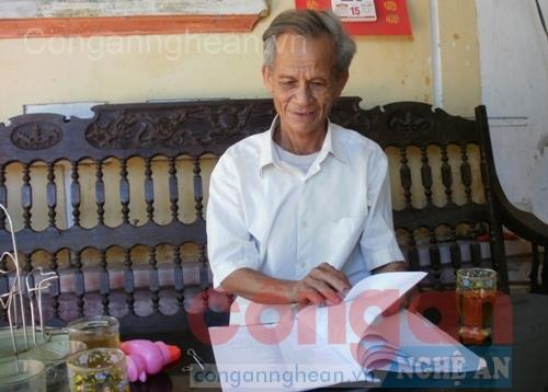 Ông Nguyễn Mậu, người có công khôi phục trò Kiều tại huyện Nghi Xuân.