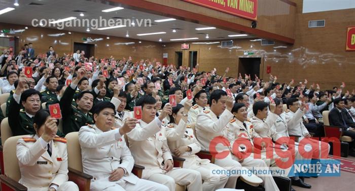 Biểu quyết tại phiên họp trù bị