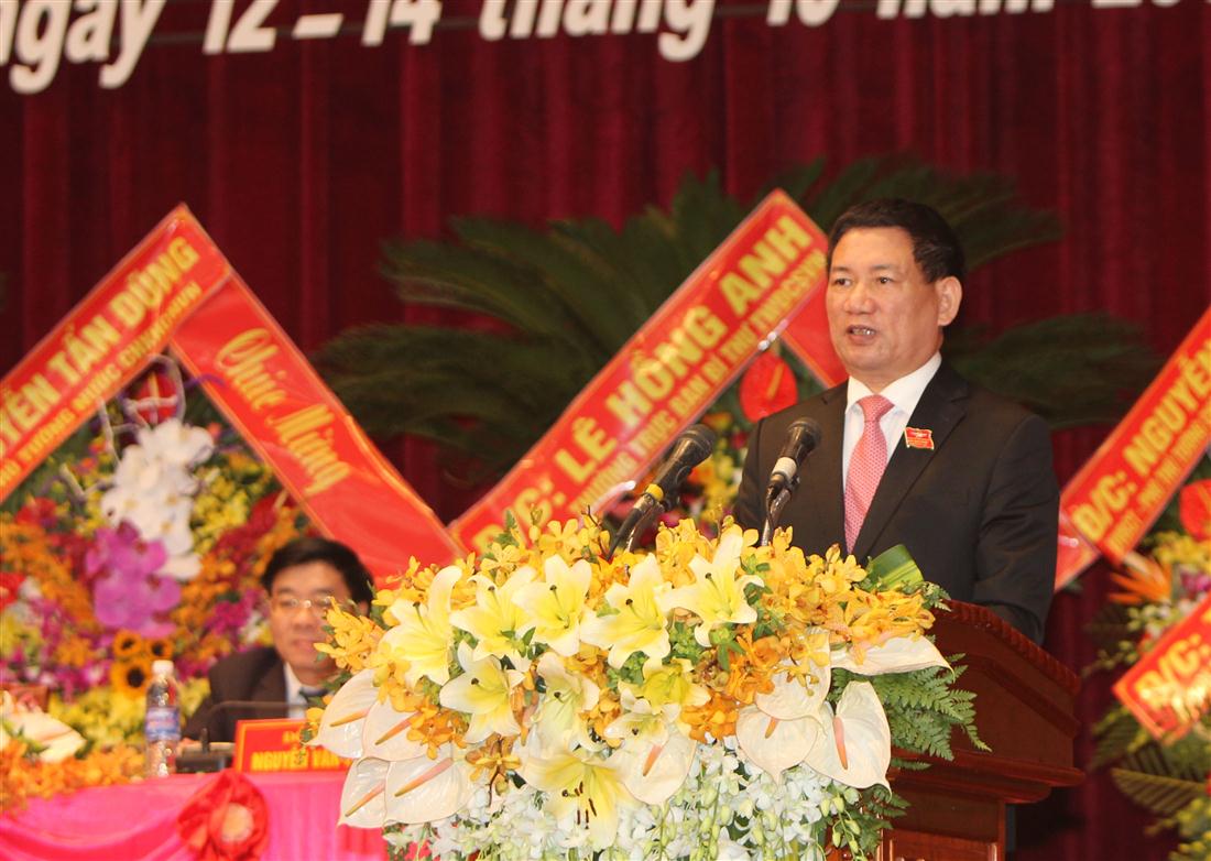 Đồng chí Hồ Đức Phớc - Bí thư Tỉnh ủy Nghệ An