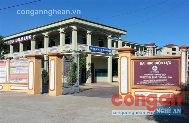 Trường Trung cấp Kinh tế kỹ thuật Hồng Lam, cơ sở đào tạo của Trường Đại học Điện lực tại Nghệ An
