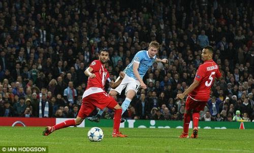 De Bruyne bùng nổ ở phút bù giờ cuối trận đấu