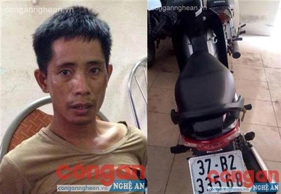 Đối tượng Võ Hồng Nguyên cùng tang vật vụ án