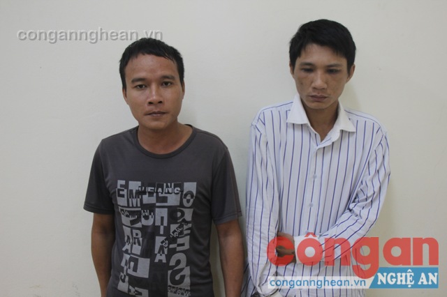 Hai đối tượng tại Cơ quan Công an