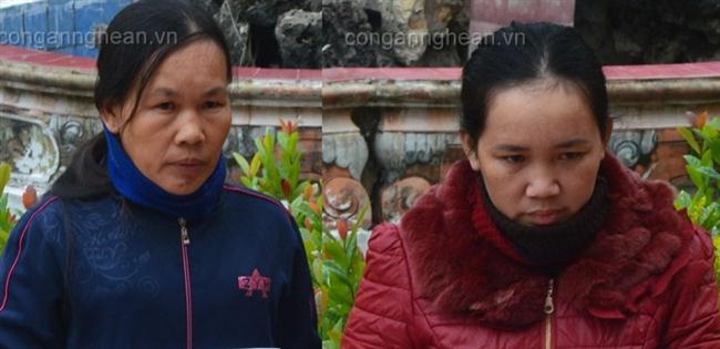 2 đối tượng Hoàng Thị Hà và Hoàng Thị Hườm