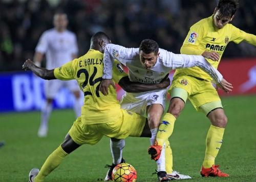 Ronaldo và các đồng đội hoàn toàn bất lực trước lối chơi chặt chẽ của Villarreal