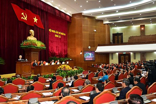 Hội nghị Trung ương lần thứ 13 khai mạc sáng 14/12 tại Hà Nội - Ảnh: VGP/Nhật Bắc 