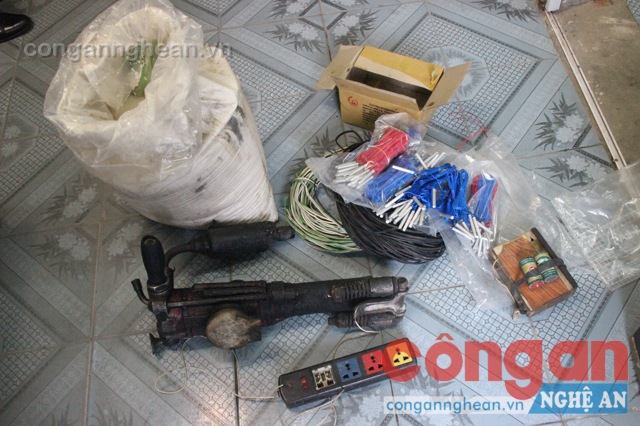 Số tang vật thu giữ được