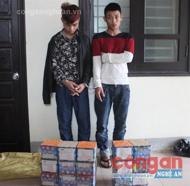 Hai đối tượng cùng tang vật