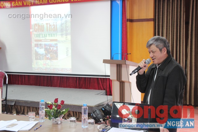 Một số tác giả, nhóm tác giả trình bày các đề tài, sự án KHCN năm 2015