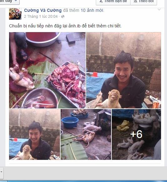 Nam thanh niên đăng ảnh giết khỉ lên Facebook 