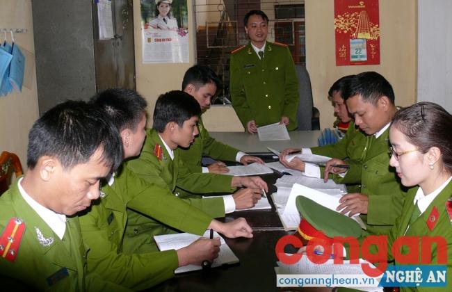 Công an TX Hồng Lĩnh triển khai kế hoạch đấu tranh với tội phạm trộm cắp tài sản