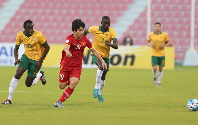 U23 VN đã không thể cưỡng lại sức mạnh từ đối thủ U23 Australia