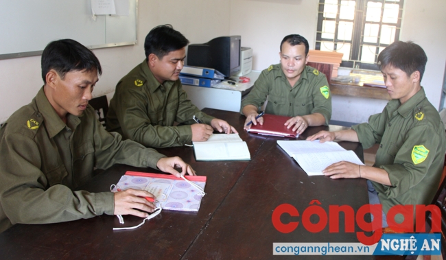 Ban Công an xã Lưu Kiền họp bàn triển khai kế hoạch công tác