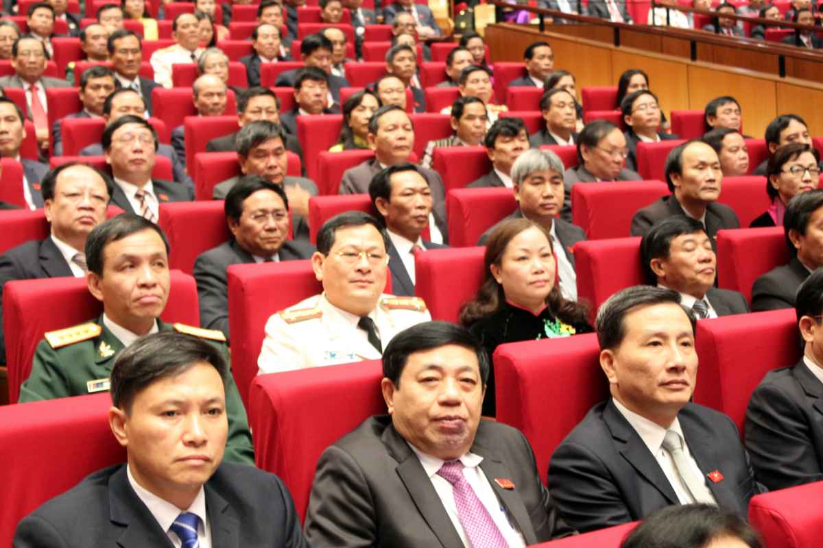 Đoàn đại biểu Nghệ An gồm 29 đồng chí