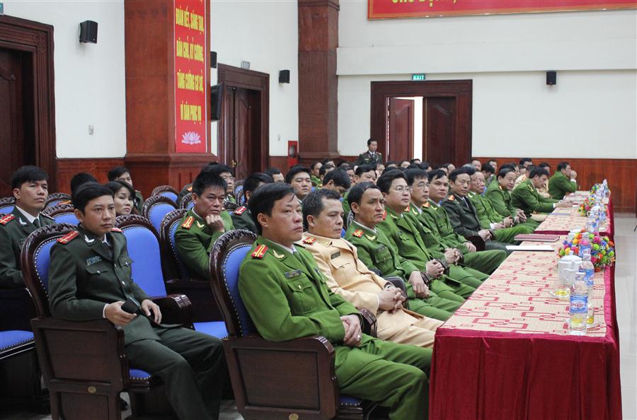 Tại buổi làm việc với Công an Nghệ An