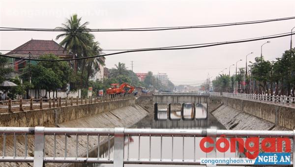 Việc nâng cấp, cải tạo kênh Bắc thuộc Dự án Phát triển hạ tầng đô thị góp phần thay đổi diện mạo TP Vinh