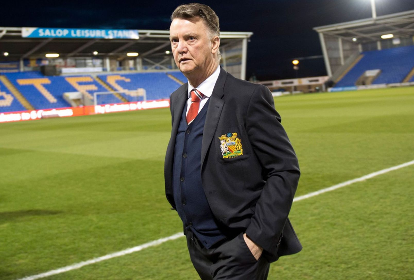 HLV Louis van Gaal cùng các học trò đã có một trận thắn tưng bừng