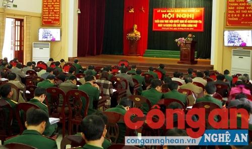 Toàn cảnh hội nghị.