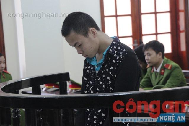Bị cáo Nguyễn Văn Cường tại phiên tòa