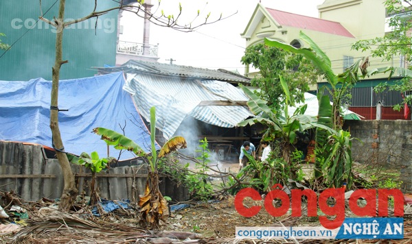 Mảnh đất đang xảy ra tranh chấp trên đường Ngô Tuân, phường Hưng Bình
