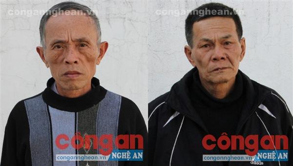2 đối tượng Vi Kim Hùng và Hà Sỹ Phượng
