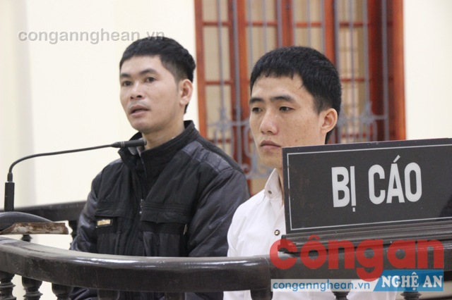 Hai bị cáo trước tòa