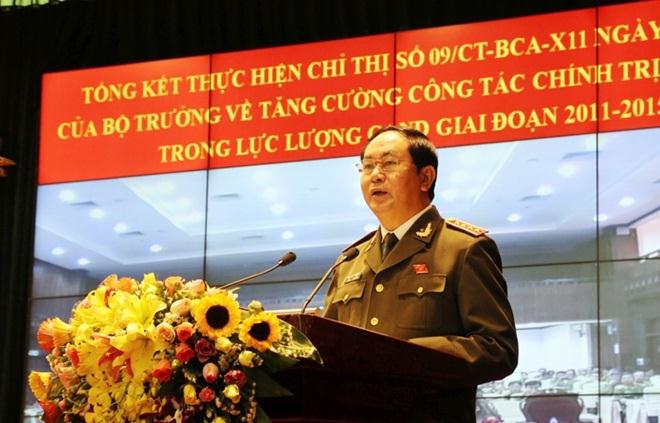 Bộ trưởng Trần Đại Quang phát biểu tại Hội nghị.
