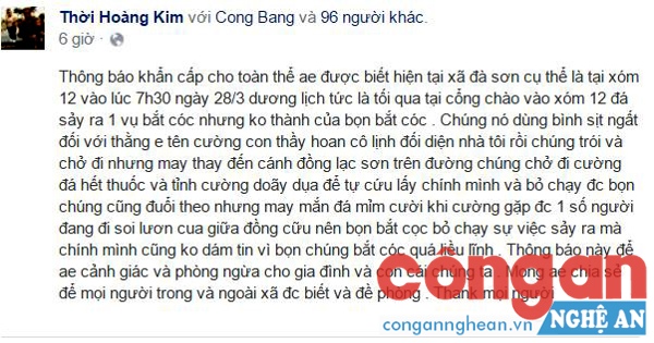 Người dân cần tỉnh táo trước những thông tin được đăng tải trên mạng xã hội