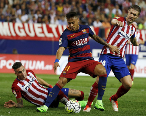 Atletico Madrid lại là 1 trong những đội bóng có lối chơi giàu thể lực và cơ bắp nhất châu Âu vào thời điểm này