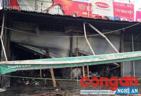 Hiện trường vụ cháy