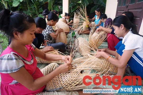 Nghề mây tre đan ở tỉnh ta đang gặp nhiều khó khăn