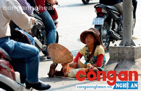 Thời gian tới, TP Vinh sẽ quyết liệt hơn trong việc xử lý tình trạng người ăn xin