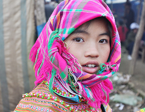 Cô gái Mông Hoa (Si Ma Cai).