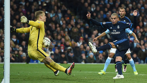 Joe Hart đã chơi rất hay, đặc biệt ở cuối trận