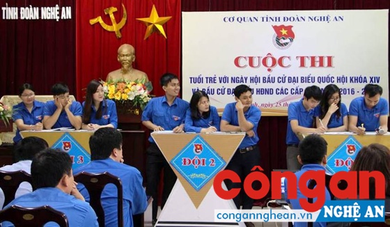Đông đảo cán bộ, ĐVTN hưởng ứng cuộc thi trực tuyến tìm hiểu về bầu cử Quốc hội và HĐND các cấp