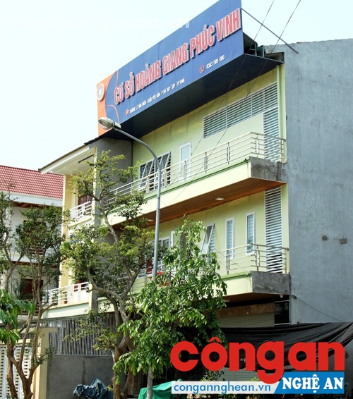 Hoạt động đa cấp của Thiên Ngọc Minh Uy tại Nghệ An gần đây liên tục bị khách hàng “tố” lừa đảo (Trong ảnh: Cơ sở của Thiên Ngọc Minh Uy tại TP Vinh)