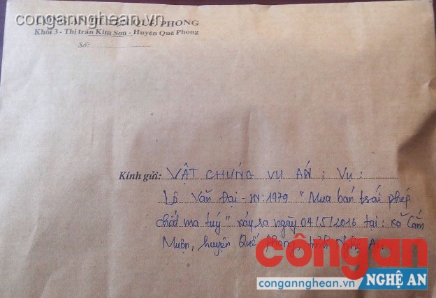 Tang vật trong Chuyên án