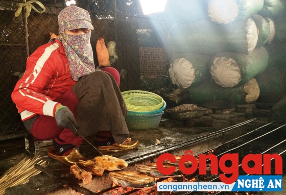 Cá thu nướng, đặc sản của Cửa Lò