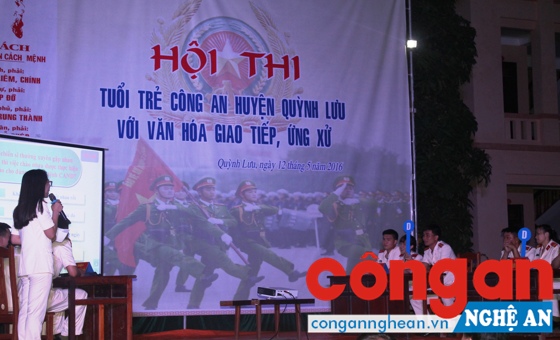 Đại diện các đội công tác tham gia Hội thi