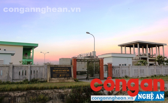 Nhà máy xử lý nước thải TP Vinh