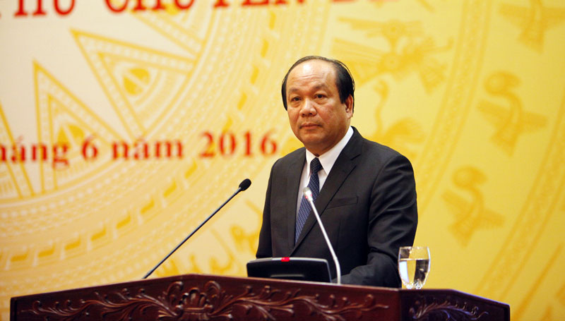 Bộ trưởng, Chủ nhiệm VPCP Mai Tiến Dũng.