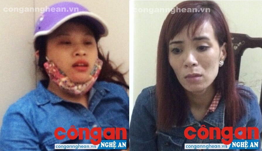 Đối tượng Phạm Thị Hương Thảo và Đặng Thị Liên