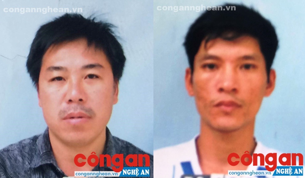 2 đối tượng Trương Trung Kiên và Nguyễn Thanh Sơn