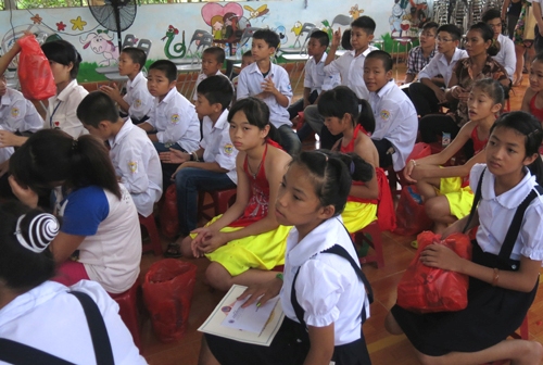 Trẻ bị ảnh hưởng bởi HIV/AIDS ở Trung tâm số 2, Ba Vì - Ảnh: Thùy Chi
