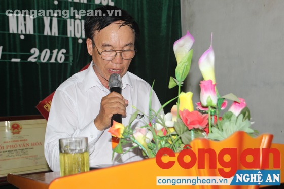 Đại diện hội đồng mục vụ giáo họ lên phát biểu ý kiến