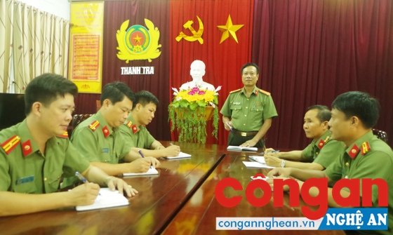 Thanh tra Công an tỉnh triển khai kế hoạch công tác